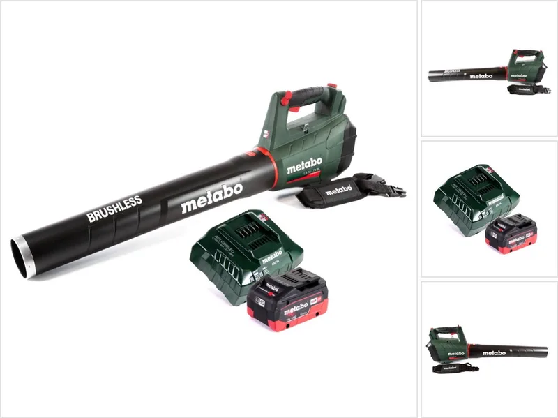LB 18 LTX BL accubladblazer 18 V borstelloos + 1x accu 8.0 Ah + lader de Metabo – image du produit
