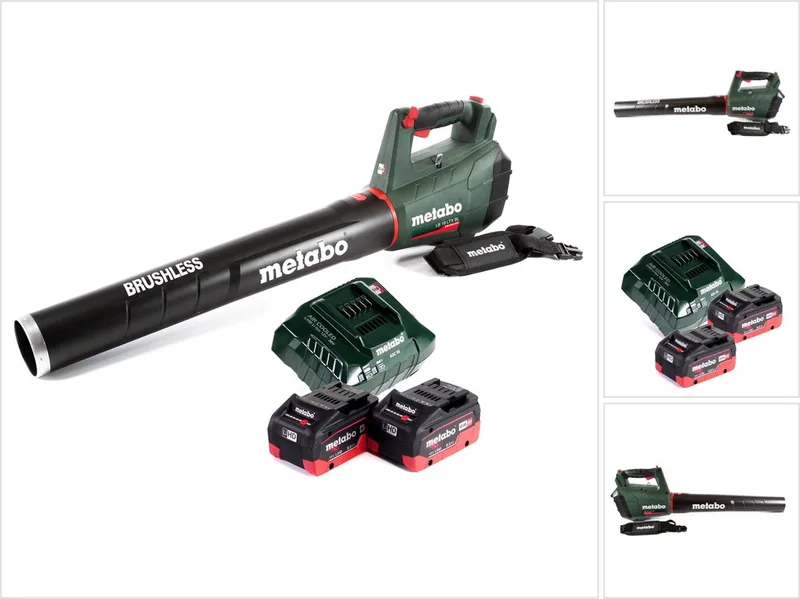 LB 18 LTX BL accubladblazer 18 V borstelloos + 2x accu 8.0 Ah + lader von Metabo – Produktbild