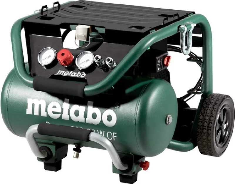 MEBO compressor, groen, (hxbxd) 580x600x500cm, 230V, 1 cilinders von Metabo, Weiß – Produktbild