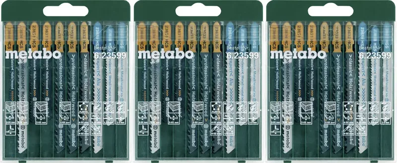 Metabo 3 x 10tlg. Stichsägeblatt-Set 3 Set van Metabo – productafbeelding