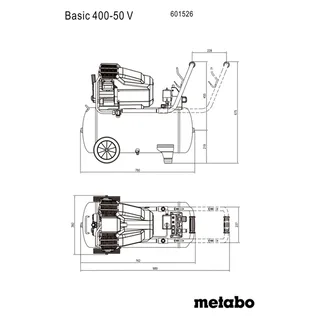 Metabo 400-50 V Luchtcompressor van Metabo – productafbeelding 1 van 6