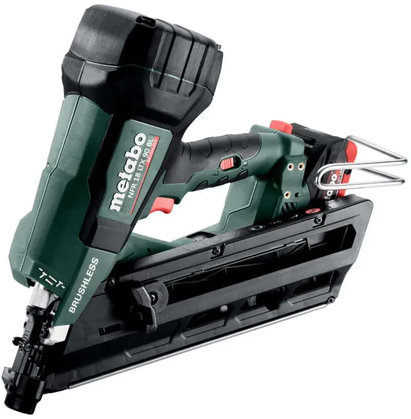 Metabo 612090800 Akku-Nagler bürstenlos, inkl. 2. Akku, inkl. Koffer, inkl. Ladegerät fra Metabo – produktbillede 1 af 3