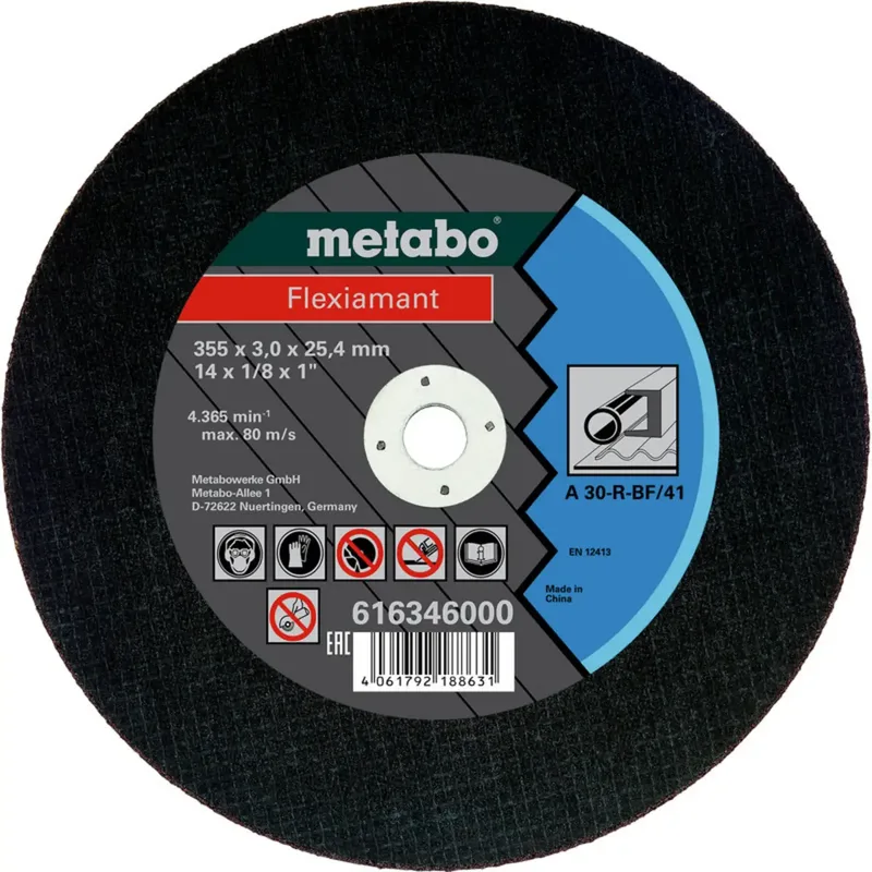 Metabo 616346000 Trennscheibe gerade 355 mm 10 St. Stahl von Metabo – Produktbild