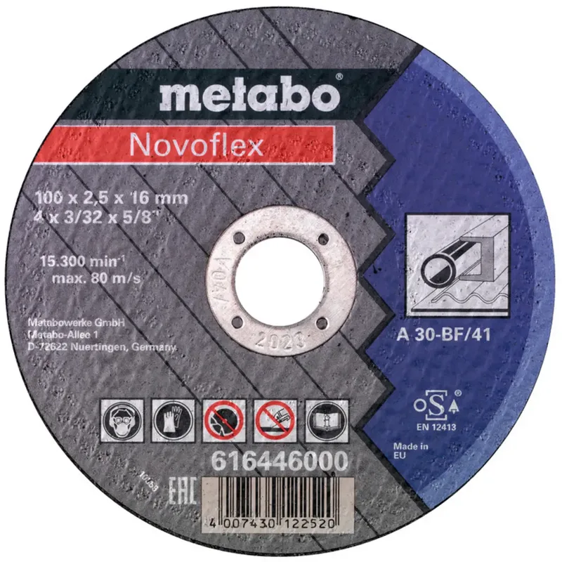 Metabo 616446000 Trennscheibe gerade 100 mm 25 St. Metall von Metabo – Produktbild