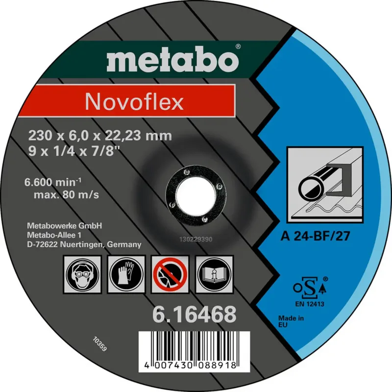 Metabo 616464000 Schruppscheibe gekröpft Bohrungs-Ø 22.23 mm 25 St. de Metabo – image du produit