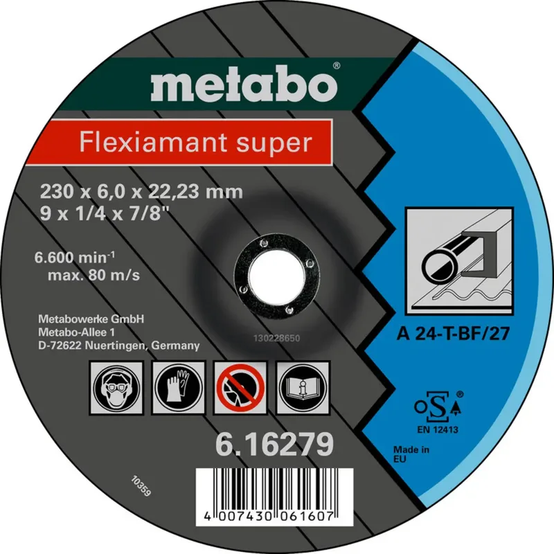 Metabo 616486000 Schruppscheibe gekröpft Bohrungs-Ø 22.23 mm 25 St. by Metabo – product image