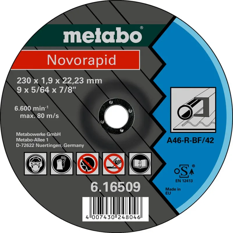 Metabo 616509000 Trennscheibe gekröpft 230 mm 25 St. Blech, Profile by Metabo – product image