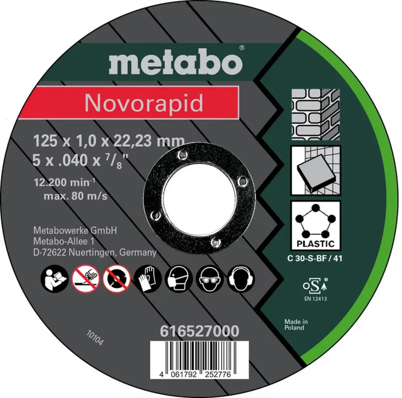 Metabo 616527000 Trennscheibe 125 mm 25 St. Blech by Metabo – product image