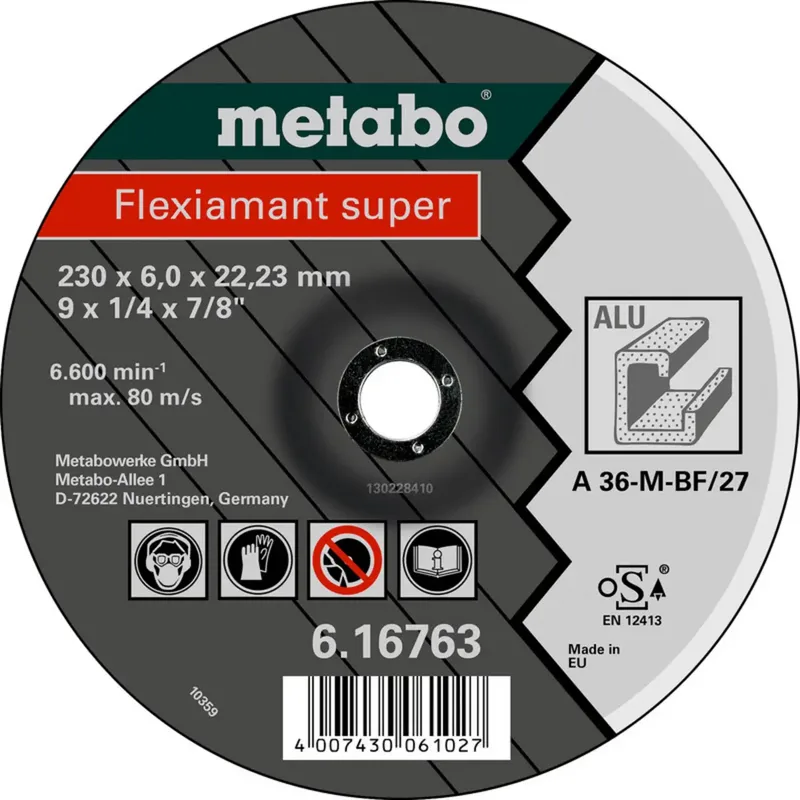 Metabo 616748000 Schruppscheibe gekröpft Bohrungs-Ø 22.23 mm 25 St. by Metabo – product image