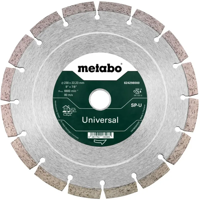 Metabo 624298000 Disque à tronçonner diamanté Diamètre 230 mm Ø de perçage 22.23 mm Béton 1 pc(s) de Metabo – image du produit