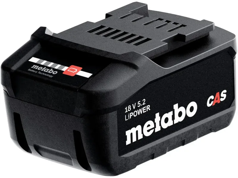 Metabo 625028000 Li-Power Akkupack 18 V - 5,2 Ah AIR COOLED Batterie pour outil 18 V 5.2 Ah Li-Ion de Metabo – image du produit 1 sur 2