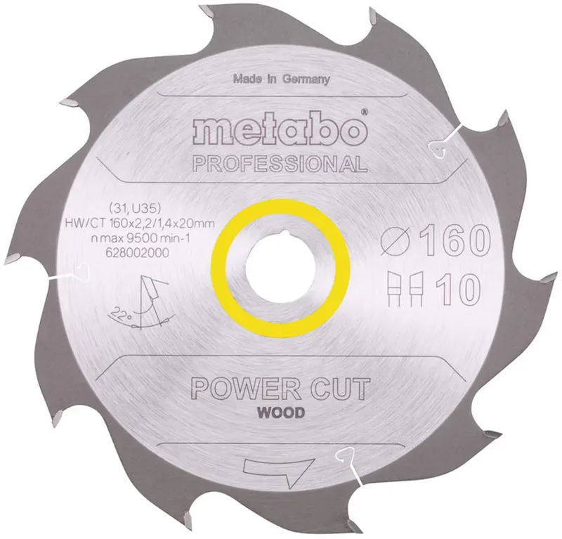 Metabo 628002000 Kreissägeblatt 160 mm 1 St. by Metabo – product image