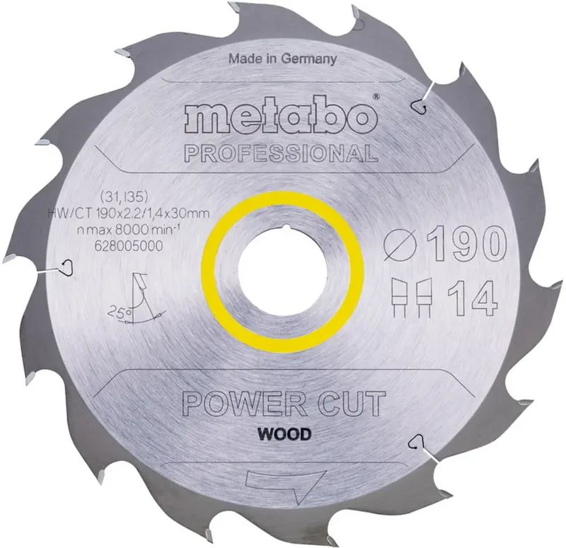 Metabo 628005000 Kreissägeblatt 190 mm 1 St. by Metabo – product image