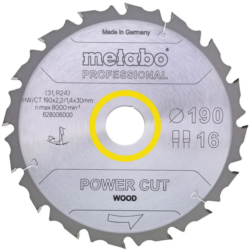 Metabo 628006000 Kreissägeblatt 190 mm 1 St. by Metabo – product image