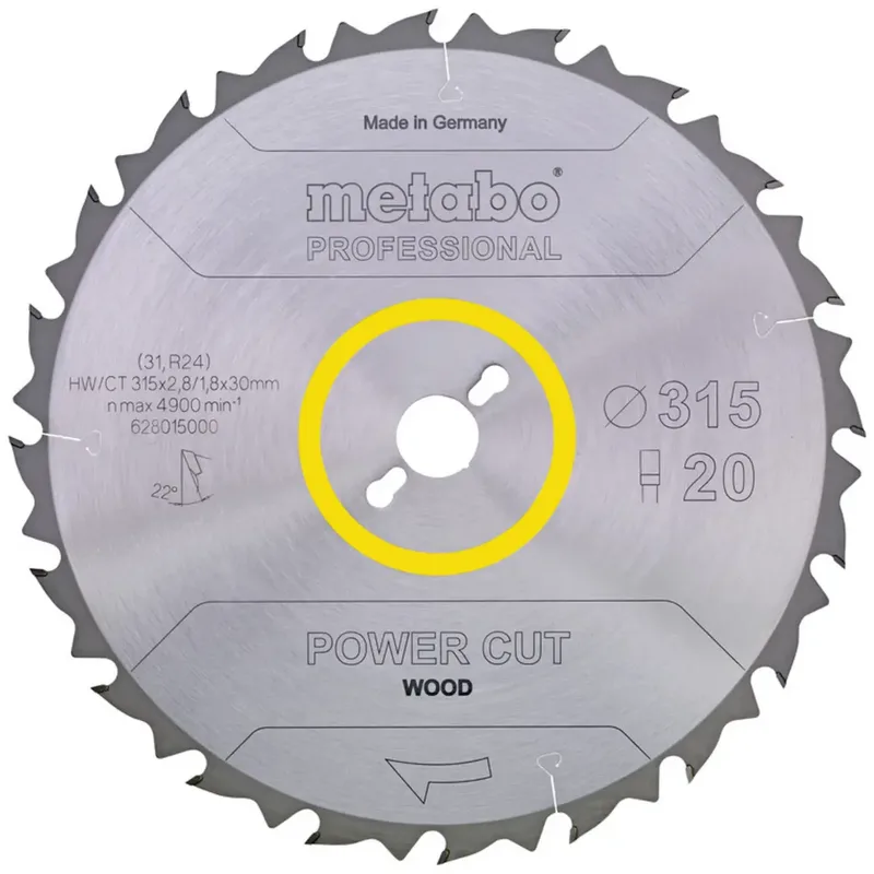 Metabo 628015000 Kreissägeblatt 315 mm 1 St. by Metabo – product image