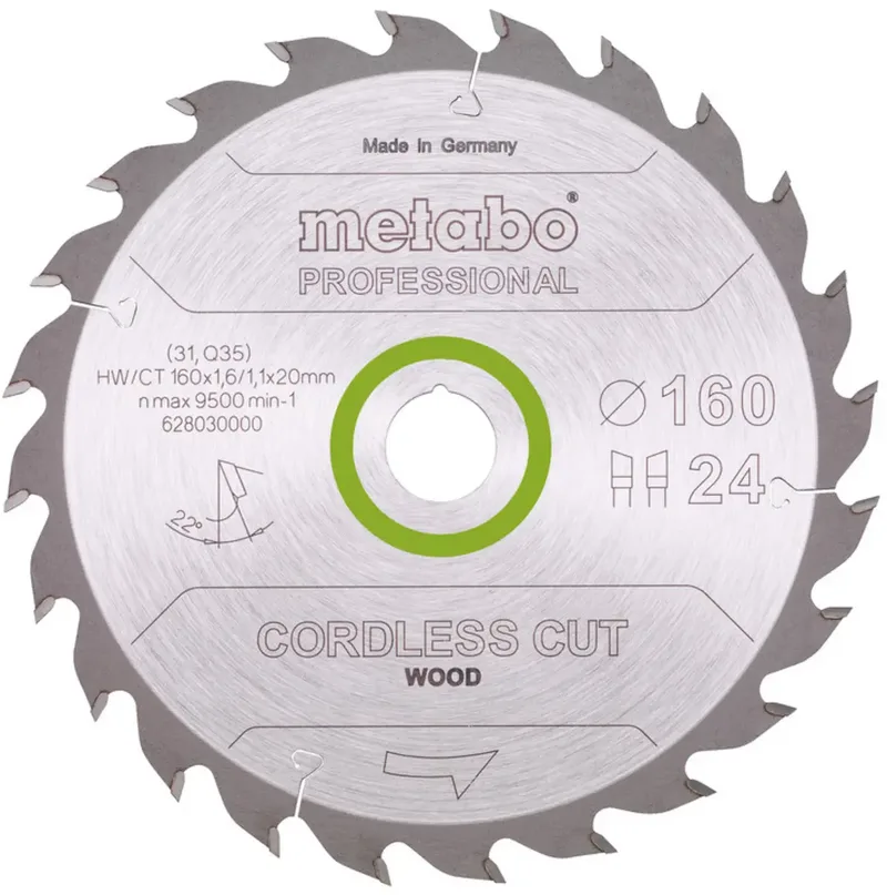 Metabo 628030000 Kreissägeblatt 160 mm 1 St. von Metabo – Produktbild