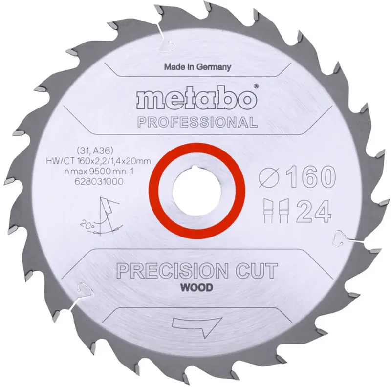 Metabo 628031000 Kreissägeblatt 160 mm 1 St. by Metabo – product image
