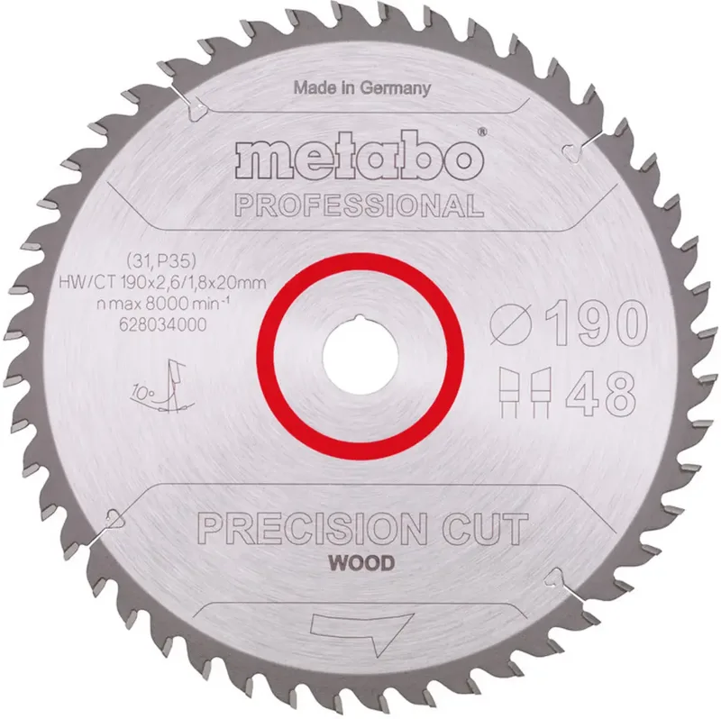 Metabo 628034000 Kreissägeblatt 190 mm 1 St. by Metabo – product image