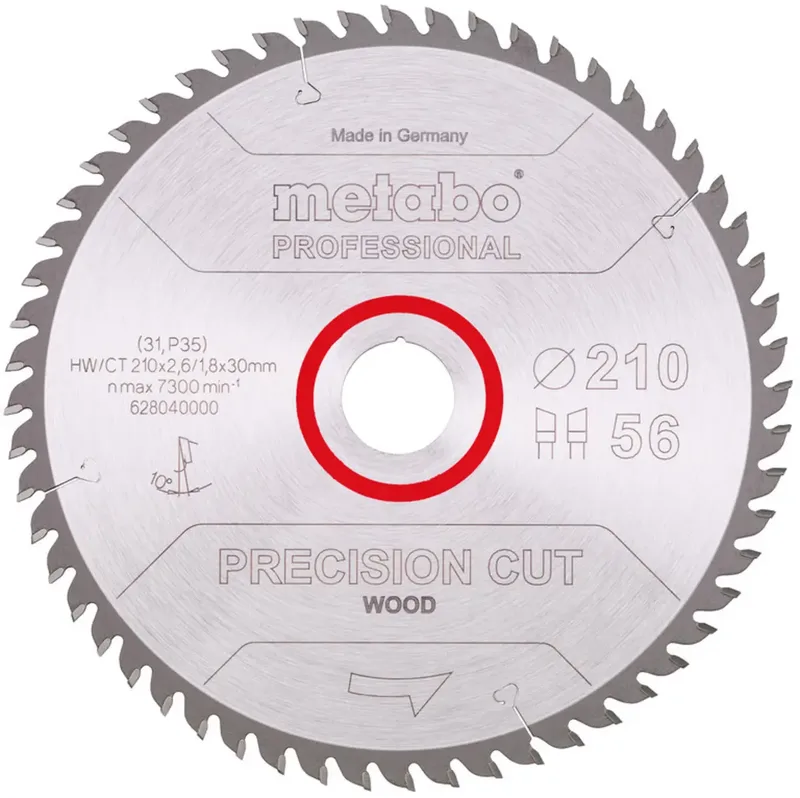 Metabo 628040000 Kreissägeblatt 210 mm 1 St. de Metabo – image du produit