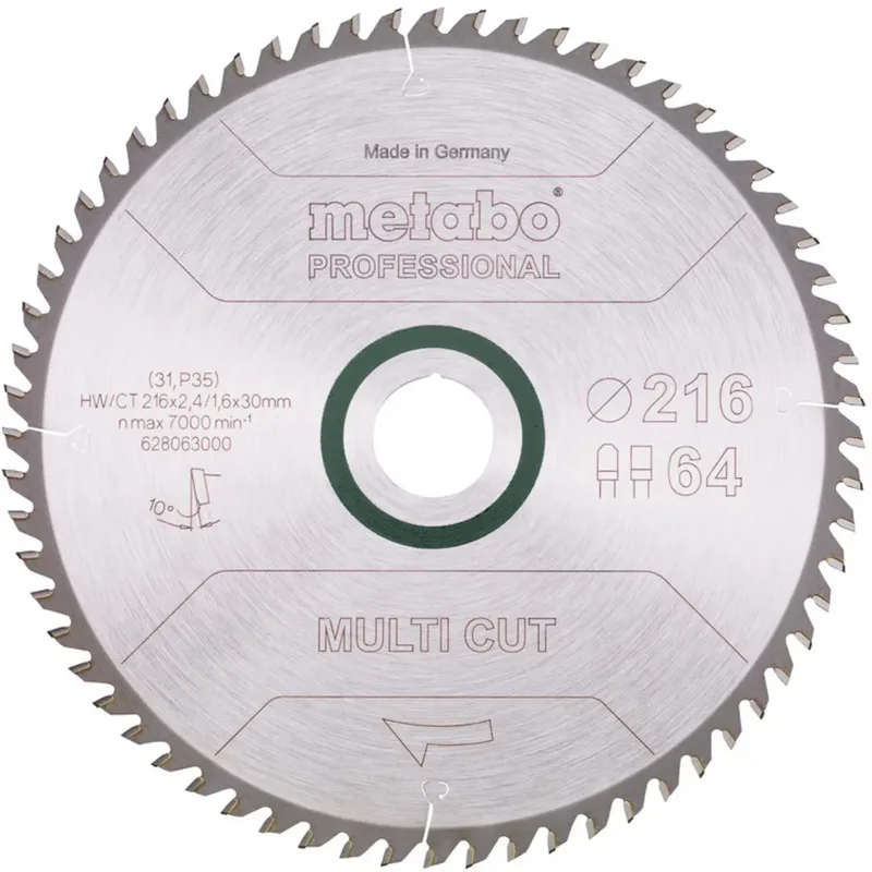 Metabo 628063000 Kreissägeblatt 216 mm 1 St. by Metabo – product image