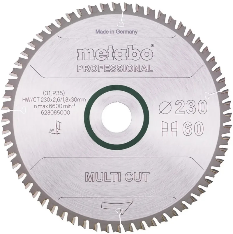 Metabo 628085000 Kreissägeblatt 230 mm 1 St. von Metabo – Produktbild