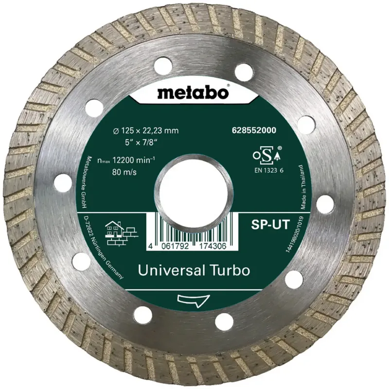 Metabo 628552000 Diamanttrennscheibe Durchmesser 125 mm Bohrungs-Ø 22.23 mm Beton 1 St. by Metabo – product image