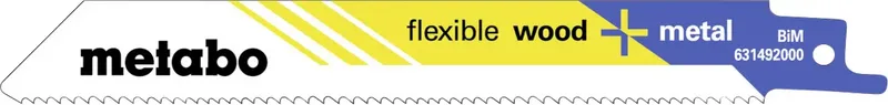 Metabo 631492000 5 Säbelsägeblätter flexible wood + metal 150 x 0,9 mm (631492000) 5 St. von Metabo – Produktbild