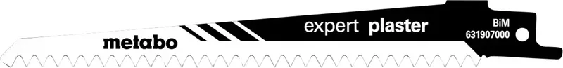 Metabo 631907000 5 Säbelsägeblätter expert plaster 150 x 1,25 mm (631907000) Sägeblatt-Länge 150 mm 5 St. by Metabo – product image