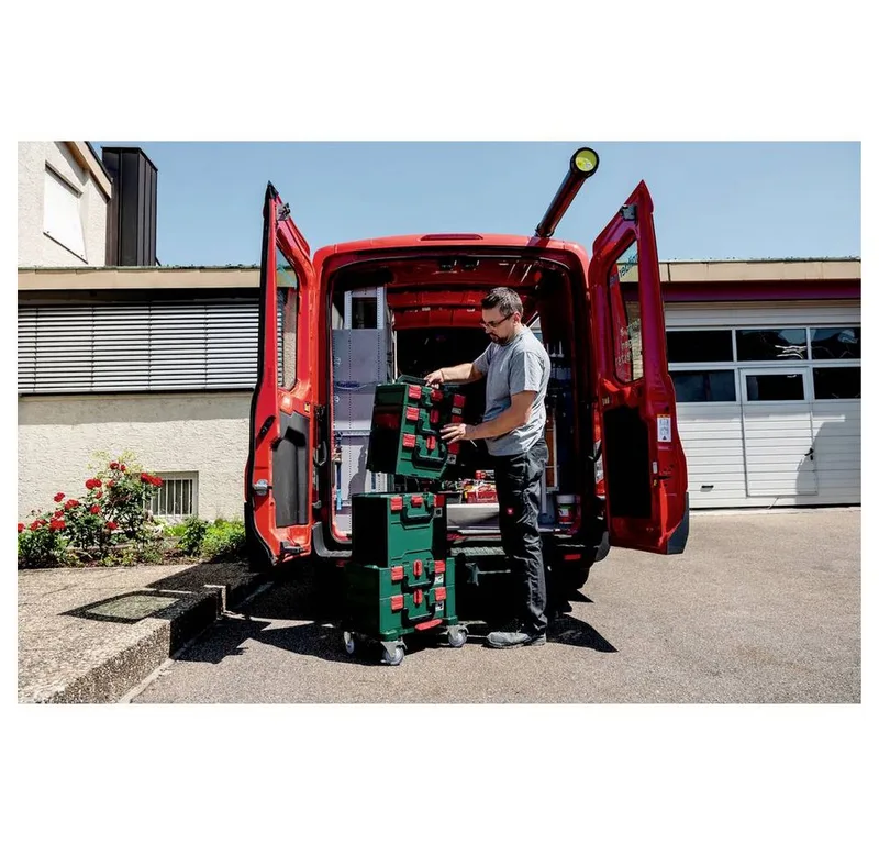 METABOX 215 - Gereedschapskoffer - ABS Materiaal - IP43 Bescherming by Metabo, Black – product image 2 of 5