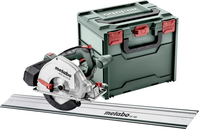MKS 18 LTX 58 FS Set Akku-Handkreissäge Schnitttiefe max. (90°) 58 mm 18 V de Metabo – image du produit
