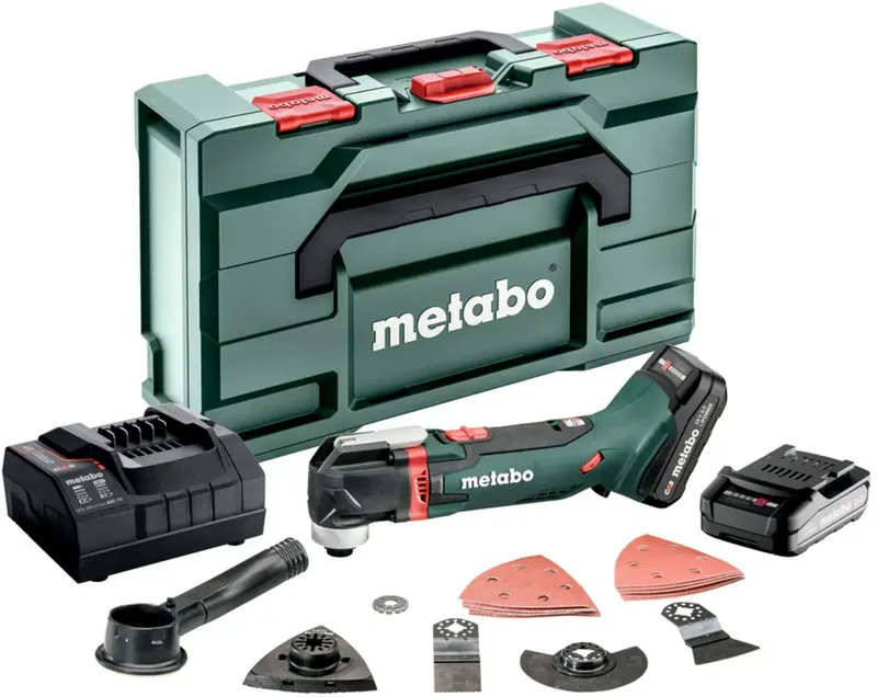 MT 18 LTX Compact 613021510 Multifunktionswerkzeug inkl. 2. Akku, mit Zubehör, inkl. Koffer 15teilig 18 V 2 Ah Anzahl mitgelieferte Akkus 2 de Metabo – image du produit