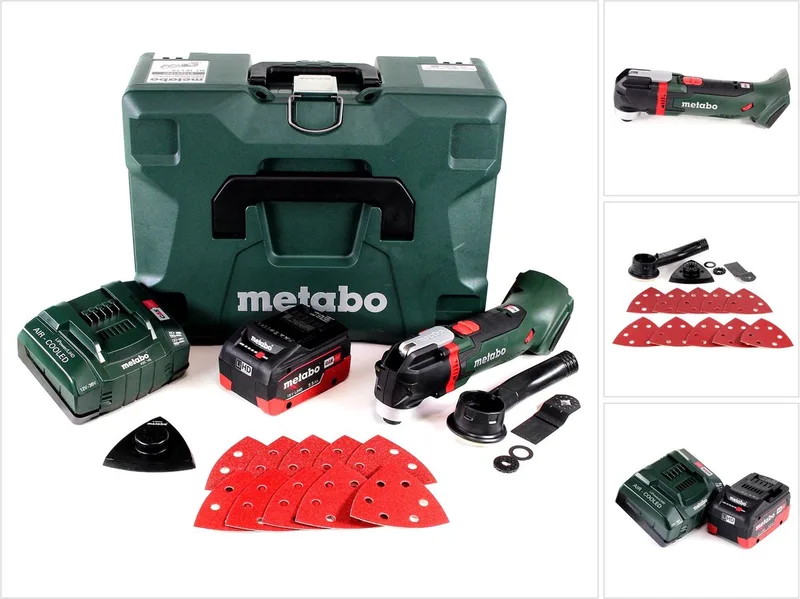 MT 18 LTX snoerloze multitool 18V ( 613021840 ) OIS/Starlock-compatibel + 1x accu 5,5Ah + lader + koffer de Metabo – image du produit