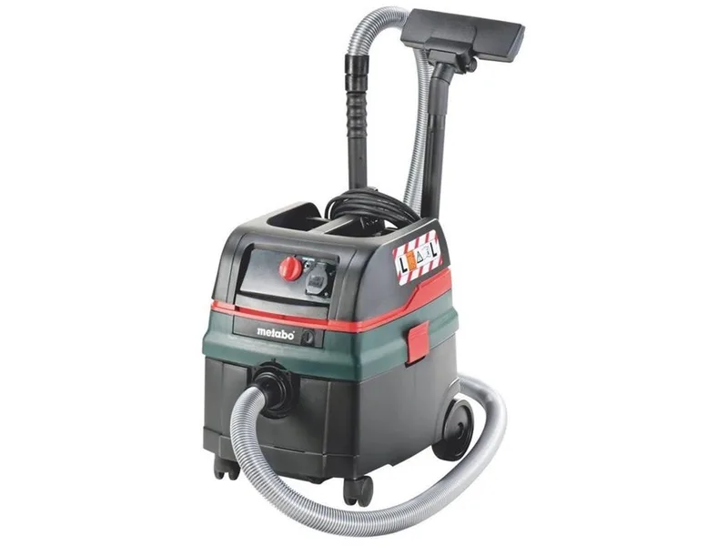 Nass-Trocken-Sauger ASR 25 L SC, 1400 W, mit Beutel, SelfClean Funktion, Abschaltautomatik, Nachlaufautomatik de Metabo, Vert, Noir – image du produit