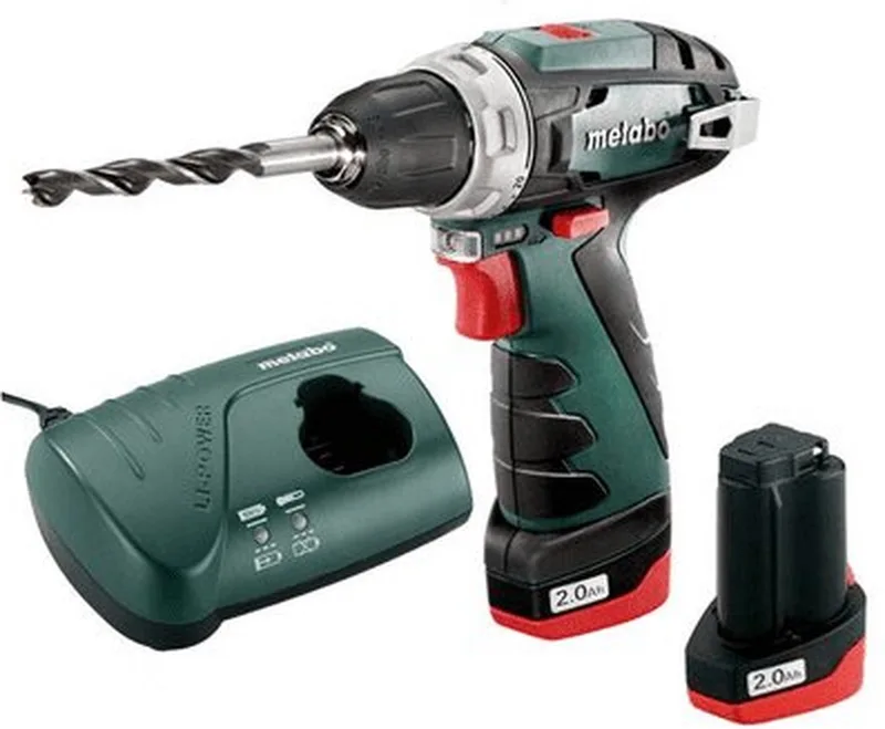 Powermaxx BS Basic 10.8V Li-Ion accu boor-/schroefmachine set (2x 2.0Ah accu) by Metabo – product image