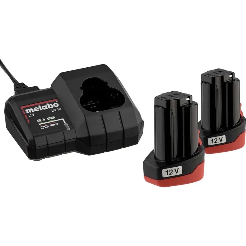 POWERMAXX BS BASIC 600984500 Akku-Bohrschrauber 12 V 2.0 Ah Li-Ion inkl. 2. Akku, inkl. Ladegerät, inkl. Koffer von Metabo – Produktbild 4 von 5