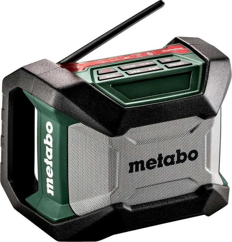 R 12-18 BT Bouwradio FM Bluetooth Zwart, Grijs by Metabo, Green – product image