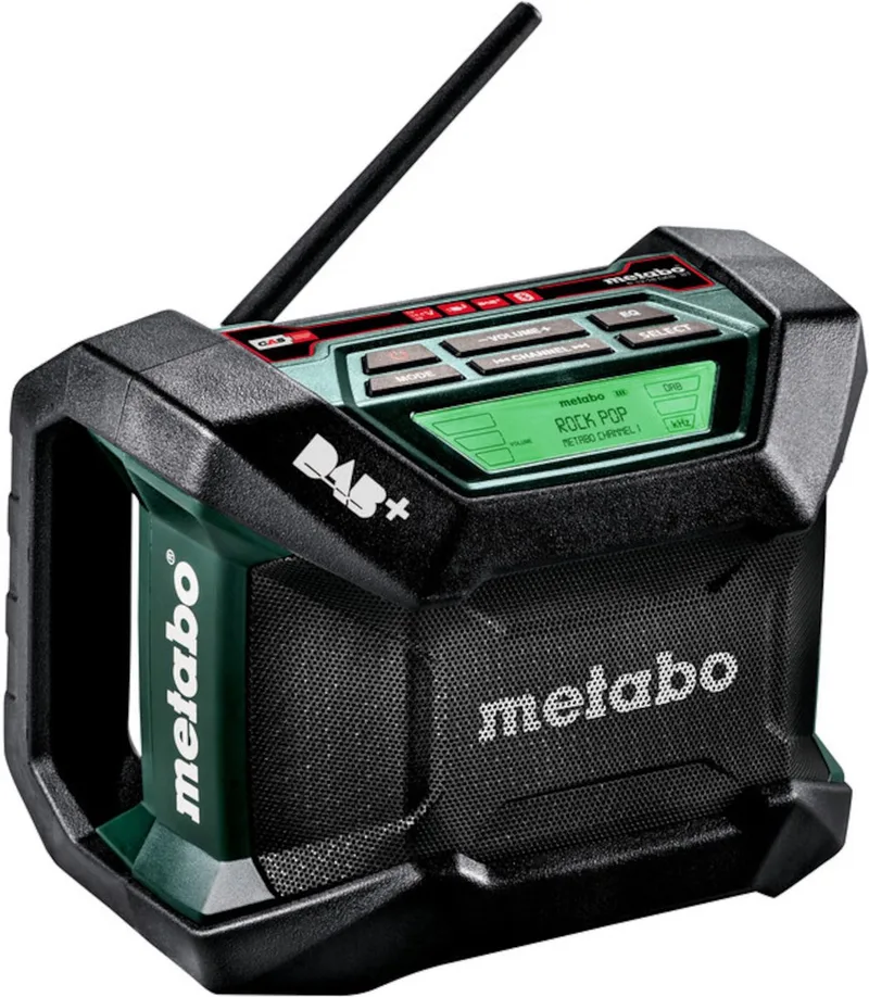 Akku-Baustellenradio R 12-18 DAB+ BT Karton von Metabo, Grün – Produktbild