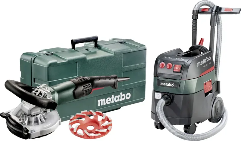 RSEV 19-125 RT + ASR 35 L ACP Set 691000000 Schuurmachine 1900 W de Metabo – image du produit