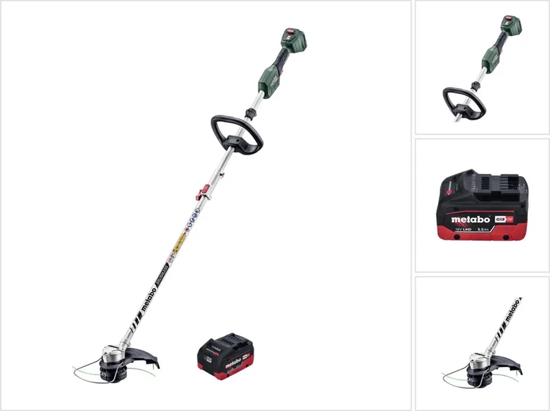 RTD 18 LTX BL 30 accu grastrimmer 18 V 30 cm borstelloos + 1x accu 5,5 Ah - zonder lader von Metabo – Produktbild
