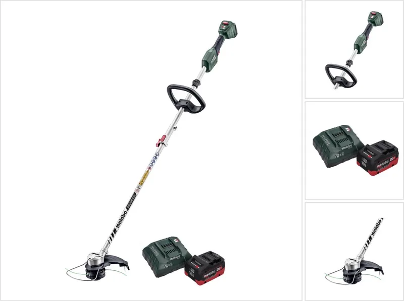 RTD 18 LTX BL 30 accu grastrimmer 18 V 30 cm borstelloos + 1x accu 10.0 Ah + lader från Metabo – produktbild
