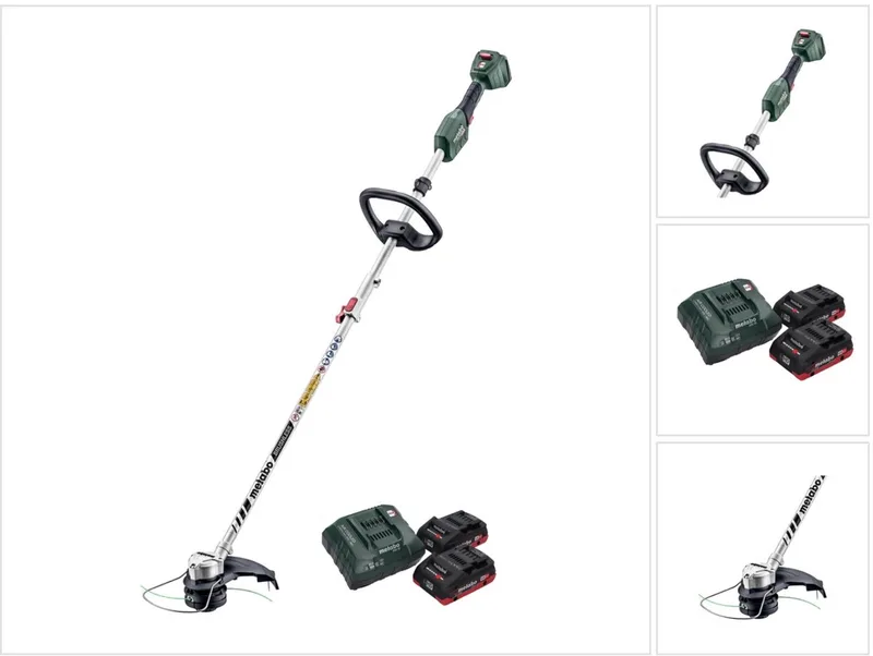 RTD 18 LTX BL 30 accu grastrimmer 18 V 30 cm borstelloos + 2x accu 4.0 Ah + lader von Metabo – Produktbild