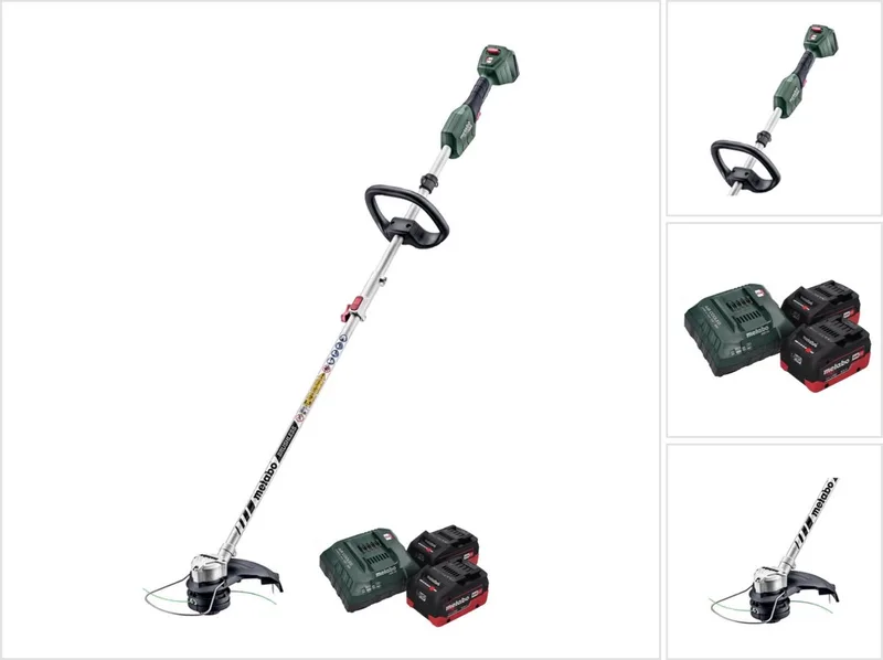 RTD 18 LTX BL 30 accu grastrimmer 18 V 30 cm borstelloos + 2x accu 8.0 Ah + lader de Metabo – image du produit
