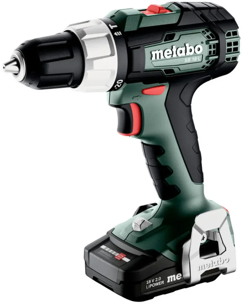 SB 18 L 614053500 Akku-Schlagschrauber 60 Nm 18 V Anzahl mitgelieferte Akkus 2 2 Ah Li-Ion bürstenlos, inkl. Koffer, inkl. 2. Akku, inkl. Ladegerät de Metabo – image du produit
