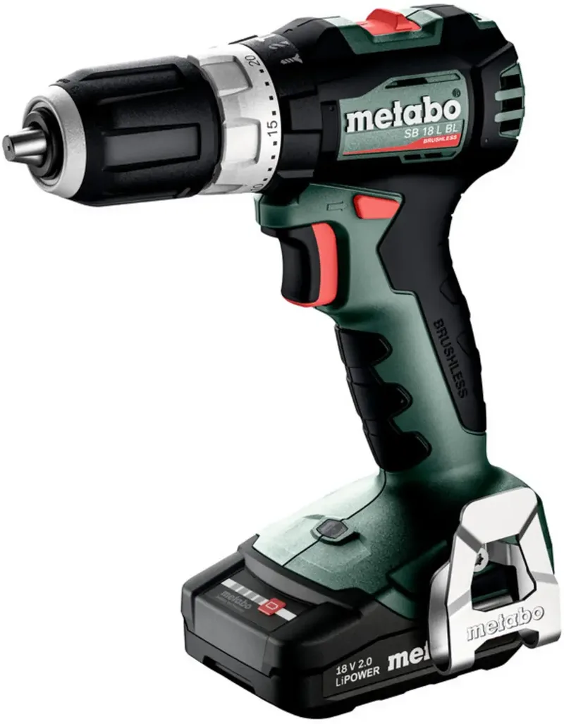 SB 18 L BL 613157500 Akku-Schlagschrauber 65 Nm 18 V Anzahl mitgelieferte Akkus 2 2 Ah LiHD bürstenlos, inkl. Koffer, inkl. Ladegerät, inkl. 2. Akku de Metabo – image du produit