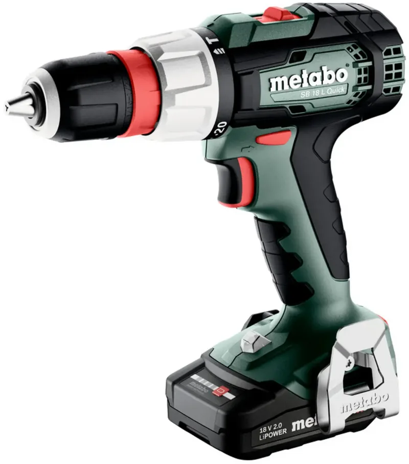 SB 18 L Quick 614054500 Akku-Schlagschrauber 60 Nm 18 V Anzahl mitgelieferte Akkus 2 2 Ah Li-Ion bürstenlos, inkl. Koffer, inkl. 2. Akku, inkl. Ladegerät de Metabo – image du produit