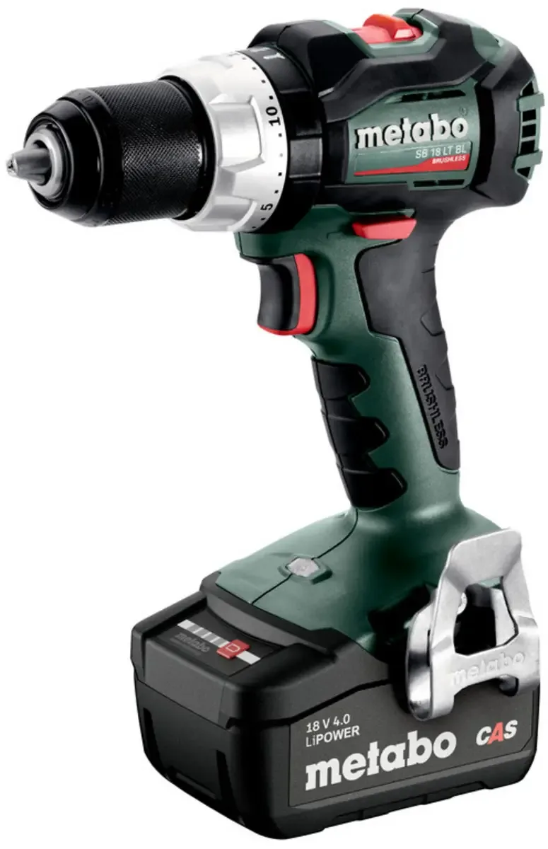 SB 18 LT BL 602316500 Akku-Schlagschrauber 75 Nm 18 V Anzahl mitgelieferte Akkus 2 4 Ah LiHD bürstenlos, inkl. 2. Akku, inkl. Koffer, inkl. Ladegerät von Metabo – Produktbild