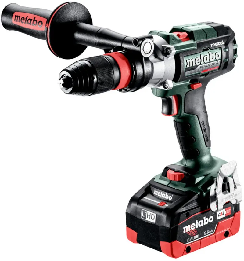 SB 18 LTX-3 BL Q I Metal -Akku-Schlagbohrschrauber bürstenlos, inkl. 2. Akku, inkl. Koffer, inkl. Ladegerät von Metabo – Produktbild