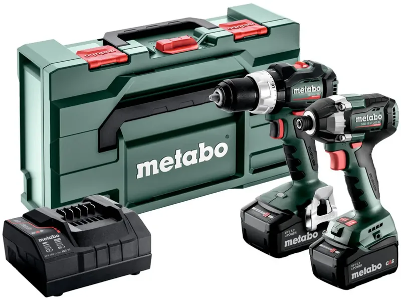 SBLTBL+SSDLT200BL -Akku-Schlagbohrschrauber, Akku-Schlagschrauber inkl. Akku, inkl. Ladegerät fra Metabo – produktbillede