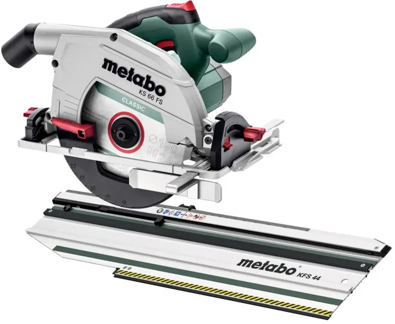 Set KS 66 FS Handkreissäge Schnitttiefe max. (90°) 61 mm 1500 W fra Metabo – produktbillede