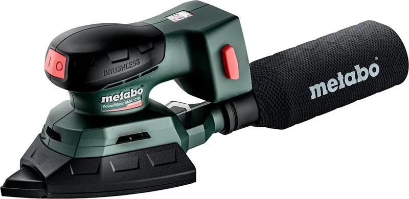 SMA 12 BL Accu Multischuurmachine| 12V | 100 x 150 mm | Zonder accu en lader | Metabox 215 från Metabo – produktbild